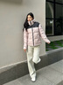 波司登（BOSIDENG）25新款羽絨服90絨男女同款情侶冬季短款潮流連帽外套B250246330 寒露粉1956 M 165/88A 體重約110-120斤 曬單實(shí)拍圖