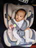 貝倍適（BAYBETSS）兒童安全座椅汽車(chē)用0-4-12歲寶寶360度旋轉(zhuǎn)嬰兒車(chē)載坐椅ISOFIX 米灰色【遮陽(yáng)棚+上拉帶+側(cè)保護(hù)】 曬單實(shí)拍圖
