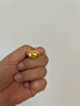 賽菲爾黃金吊墜女款足金福袋鎖包古法金胖福吊墜送女友七夕禮物 約8.30克 曬單實(shí)拍圖