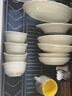 順祥碗盤(pán)餐具套裝家用陶瓷釉下彩餐具整套色釉喬遷碗筷盤(pán)子碗浮雕碗碟 曼波綠10人食47件套（禮盒裝） 曬單實(shí)拍圖