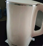 蘇泊爾（SUPOR）電水壺 雙層防燙燒水壺熱水壺1.7L 全鋼無(wú)縫內膽304不銹鋼電熱水壺大容量 SW-17J418 曬單實(shí)拍圖