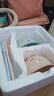 【天天低價(jià)】新款釉下彩陶瓷碗餐具套裝少女心ins風(fēng)陶瓷碗勺 【99%人選擇】夢(mèng)幻粉藍兩碗兩勺 曬單實(shí)拍圖