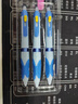 晨光(M&G)文具按動(dòng)熱可擦中性筆 蝴蝶握晶藍色水筆 小學(xué)生正姿防滑簽字筆 3支裝藍桿AKPK5303 曬單實(shí)拍圖