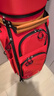 PGM高爾夫球包男女硬殼球包四輪航空托運包飛機球具球桿袋golf bag QB179-紅色【含防雨罩】 曬單實(shí)拍圖