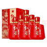 紅星二鍋頭 百年醇和紅壇 清香型白酒 53度 500ml*6瓶 整箱裝 口糧酒 曬單實(shí)拍圖