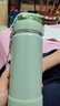 希樂(lè )（cille）316不銹鋼保溫杯大容量男士吸管杯子外出便攜運動(dòng)水杯薄荷綠600ml 曬單實(shí)拍圖