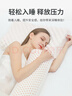 雅自然抱枕天然乳膠枕圓形糖果長(cháng)條睡眠枕 100*20*20cm 曬單實(shí)拍圖