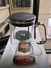 尚明玻璃磁吸飄逸杯泡茶壺無(wú)鍵下水茶水分離飄逸壺懶人泡茶器辦公室 透明色 700ml 曬單實(shí)拍圖