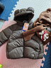 迷你巴拉（minibala）[三防]男女童寶寶羽絨服保暖小熊防風(fēng)帽厚2025冬 曬單實(shí)拍圖