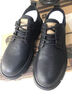 公牛世家男鞋秋季新款休閑皮鞋男透氣男士皮鞋商務(wù)皮鞋男工裝鞋低幫馬丁鞋 黑色 42 【標準運動(dòng)碼】 曬單實(shí)拍圖