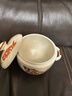 京東京造 燉盅 陶瓷湯碗蒸蛋燕窩輔食碗家用帶蓋贈勺子 鯉躍龍門(mén)燉盅450ML 曬單實(shí)拍圖
