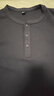 優(yōu)衣庫男裝女裝情侶華夫格亨利領(lǐng)套頭衫長(cháng)袖T恤25秋冬新款479784 09 黑色 L 曬單實(shí)拍圖