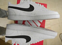耐克男子透氣平底運動鞋冬季板鞋NIKE COURT VISION LOW DH2987 101白色/黑/白色 42.5 曬單實拍圖