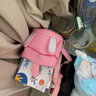 諾狐（NOHOO）兒童包包迷你斜挎包幼兒園卡通小包1-5歲男女孩可愛寶寶粉兔腰包 曬單實拍圖