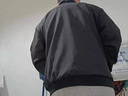 安初夏夾克外套男士休閑套裝春秋季新款一套衣服男裝潮流搭配寬松兩件套 TOP1黑色兩件套 XL 【125-145斤】 曬單實(shí)拍圖