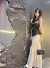 Ehangy包包女款2025年鏈條單肩斜挎包時(shí)尚款小方包七夕情人節禮物送女友 經(jīng)典黑【大牌2025年流行款】 曬單實(shí)拍圖