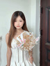 【高檔楠竹扇架+禮盒禮袋包裝】送新娘閨蜜團(tuán)扇結(jié)婚新娘高級(jí)成品diy手工自制材料包雙面喜扇扇子中國風(fēng)出嫁 1號(hào)款【雙面雙色】 特惠福利款 成品【做好的】 x 喜扇+扇架+嵌 曬單實(shí)拍圖