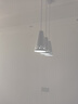 雷士（NVC）LED餐吊燈餐廳吧臺(tái)燈具現(xiàn)代簡(jiǎn)約 白色餐吊 NDBD03A/2-005 曬單實(shí)拍圖