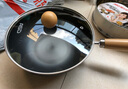 愛(ài)仕達（ASD）炒鍋無(wú)涂層輕量不易銹小鐵鍋輔食鍋24cm燃氣電磁爐通用CF24F8WG 曬單實(shí)拍圖