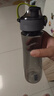 茶花輕量運動(dòng)隨行杯按壓彈蓋水杯男塑料便攜運動(dòng)水壺女戶(hù)外健身杯 綠色 610ml 曬單實(shí)拍圖