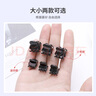 優(yōu)家UPLUS黑色小號抓夾發(fā)夾碎發(fā)夾20個(gè)劉海夾頂夾小夾子發(fā)卡發(fā)抓頭飾 曬單實(shí)拍圖