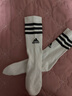 阿迪達斯 （adidas）男女 配件系列 3S C SPW CRW 3P 運動(dòng)襪 HT3458 M碼 曬單實(shí)拍圖