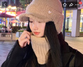 納斯迪倫鯊魚(yú)帽子女秋冬季鉆標兔毛護耳鴨舌毛線(xiàn)帽騎行冬天戶(hù)外保暖棉針織帽 曬單實(shí)拍圖