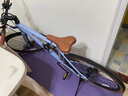 福特平把公路自行車成人青少年中學生變速單車   YM200-星空藍棕L碼 曬單實拍圖