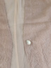 COCOBELLA重工細閃銀蔥流蘇無(wú)領(lǐng)短袖西裝女小香風(fēng)薄外套SI66 橘粉 M 曬單實(shí)拍圖