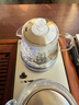 豐谷全自動(dòng)上水電熱水壺 茶臺燒水壺 家用辦公嵌入式茶桌茶幾一體機茶具電茶爐套裝 1L （37*20cm）底部上水銀色-蒸茶款 曬單實(shí)拍圖
