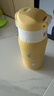 膳魔師（THERMOS）兒童保溫杯開(kāi)學(xué)必備吸管杯直飲水杯小學(xué)生水壺貓狗系列3歲550ml黃 曬單實(shí)拍圖