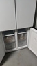 美的（Midea）508升十字四開(kāi)門(mén)一級能效雙系統雙循環(huán)除菌凈味國家補貼20%家用冰箱大容量BCD-508WSPZM(E)海貝白 曬單實(shí)拍圖