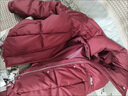啄木鳥(niǎo)安哥拉紅羽絨服女短款2025新款小個(gè)子白鴨絨立領(lǐng)面包服冬季外套 安哥拉紅 M 建議80-110斤 曬單實(shí)拍圖