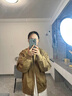 夾克外套男春秋新款立領(lǐng)休閑百搭棒球服上衣工裝大碼潮流男裝外套 焦糖色 XL 120-140斤 曬單實(shí)拍圖