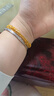 周六福碎冰星河黃金手鐲女手鏈鐲生日禮物計價(jià)A1016136 約8.41g新年禮物 曬單實(shí)拍圖