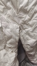 奇動(dòng)【雪花泡芙】男女童極寒羽絨褲冬季兒童大童三防外穿褲子米色150 曬單實(shí)拍圖
