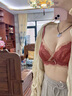 浪莎（LangSha）紅色內(nèi)衣女套裝新娘蕾絲性感聚攏本命年結(jié)婚送禮文胸禮盒套裝 【套裝款】萬事如意 M 建議34/75AB 曬單實(shí)拍圖