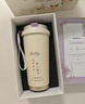 Vanow保溫杯女生2025新款高顏值陶瓷內(nèi)膽咖啡杯教師節(jié)生日禮物刻字杯子 彌花木槿【陶瓷內(nèi)膽+禮盒裝】 500ml 曬單實拍圖