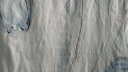 太湖雪纯色真丝枕套 100%桑蚕丝绸 单面真丝枕头套单只装孔雀蓝 48*74cm 实拍图