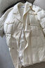 太平鳥(niǎo)女裝冬季雙面呢拼接羽絨服A1ACD4288 米白 L 曬單實(shí)拍圖