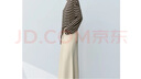 UR2025秋季新款女裝氣質(zhì)日常撞色條紋長(cháng)袖T恤UWM450132+ 咖棕條紋 XS 曬單實(shí)拍圖