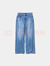 優(yōu)衣庫女裝寬松直筒牛仔褲/水洗產(chǎn)品/闊感褲新款474934 479001 474934/64湖藍色 27 /160/68A 曬單實(shí)拍圖