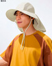 蕉下（beneunder）遮陽(yáng)帽子男士夏季登山帽護頸一體漁夫帽防曬太陽(yáng)帽釣魚(yú)帽送禮物米 曬單實(shí)拍圖