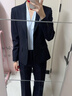 韓曼柯（HANMANKE）小西裝外套女職業(yè)正裝西服女士修身日常時(shí)尚氣質(zhì)通勤免燙面試套裝 曬單實(shí)拍圖