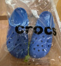 CROCS卡駱馳洞洞鞋貝雅男鞋女鞋輕便耐磨一腳蹬拖鞋休閑鞋|10126 青花瓷藍-4JL 41 /42(260mm) 曬單實(shí)拍圖