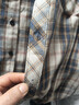 真維斯（Jeanswest）格子襯衫男款春秋季2025新款潮牌美式長(cháng)袖襯衣男士上衣加絨外套男 米藍格 XL 曬單實(shí)拍圖