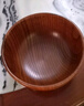 千年戀木日式酸棗木碗兒童成人飯碗面碗家用餐具水果沙拉碗單個(gè)裝 mw0004 曬單實(shí)拍圖