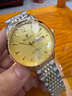 ROXOA勞力士瑞士機械表夜光防水超薄十大品牌跨年禮物男款名表 全金金面+R9260 曬單實(shí)拍圖