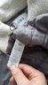 森馬外套女oversize插肩袖仿羊羔毛毛領(lǐng)冬季夾棉夾克復古 灰色調00322 M 曬單實(shí)拍圖