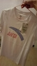 安踏（ANTA）短袖t恤女白色顯瘦休閑半袖夏季新款百搭透氣潮流圓領(lǐng)體恤衫 -4純凈白 XS 155 曬單實(shí)拍圖